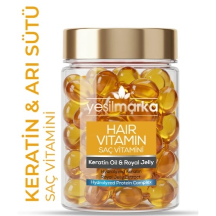 Yeşilmarka Keratin Oil & Royal Jelly Saç Vitamini 30 Kapsül