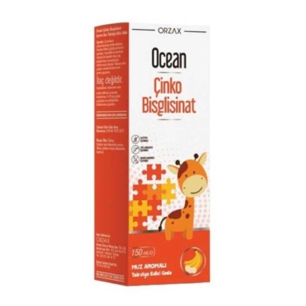 Ocean Çinko Bisglisinat Şurup 150 ml