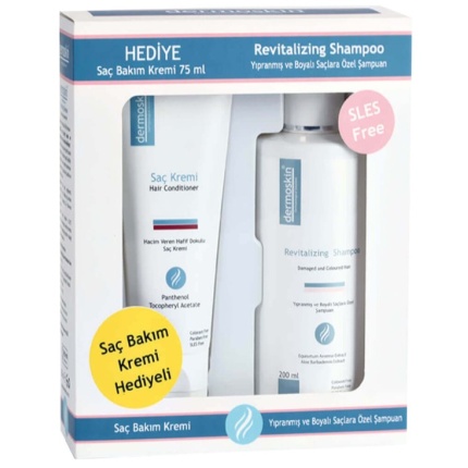 ​Dermoskin Revitalizing Shampoo 200ml+Hair Conditioner 75ml HEDİYE