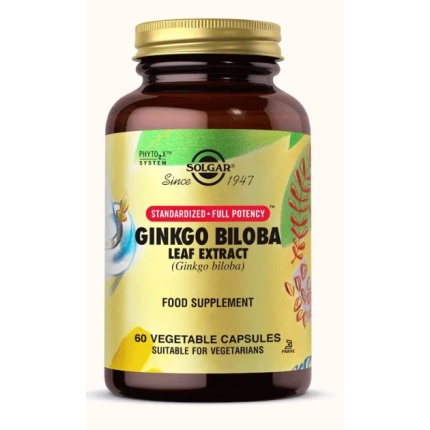 Solgar Gingko Biloba Leaf Extract 60 Kapsül