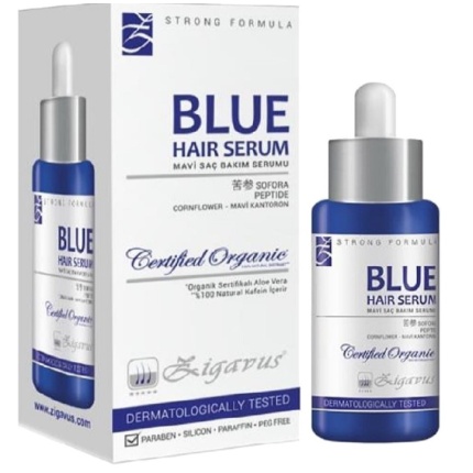 Zigavus Blue Mavi Su Saç Bakım Serumu 33 ml