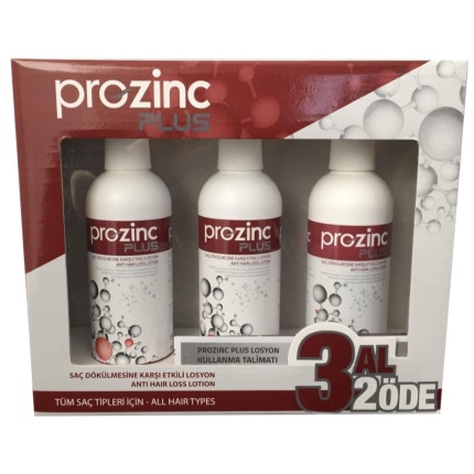 Prozinc Plus Saç Losyonu 3 x 150 ml 3 Al 2 Öde